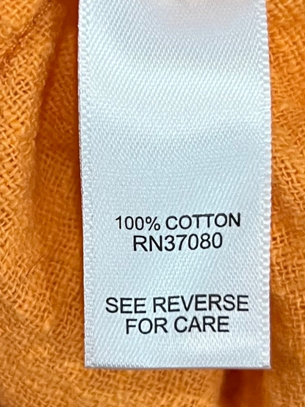 Orange Ruffle Tunic Top L Beach Flowy Fairy Cottage Boho Feminine Summer Resort - Picture 8 of 8